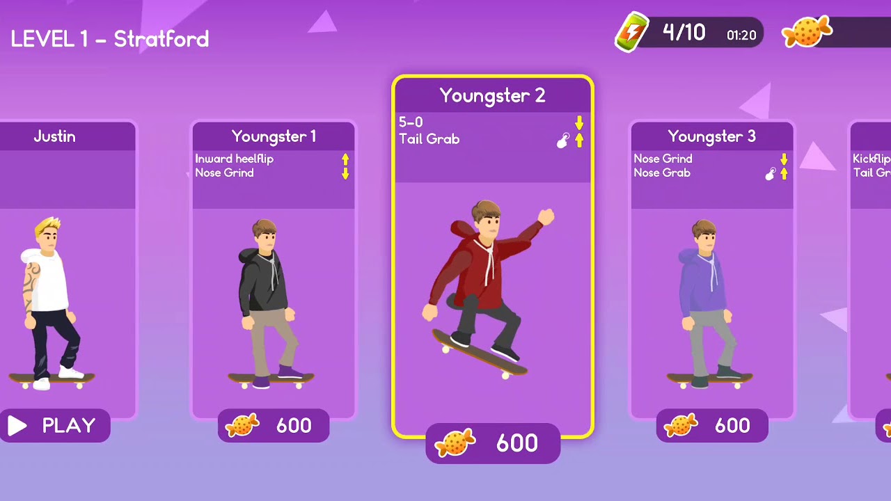 Just scate (by Canvas Games) Gameplay Android
