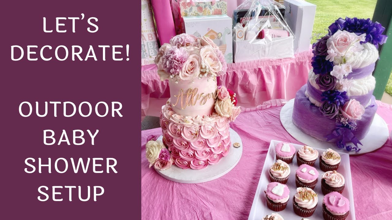 Setup With Me - Outdoor Baby Shower Decorations