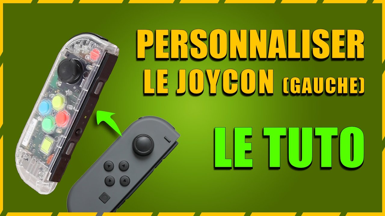 Personnaliser la coque du Joy con (gauche) Nintendo Switch
