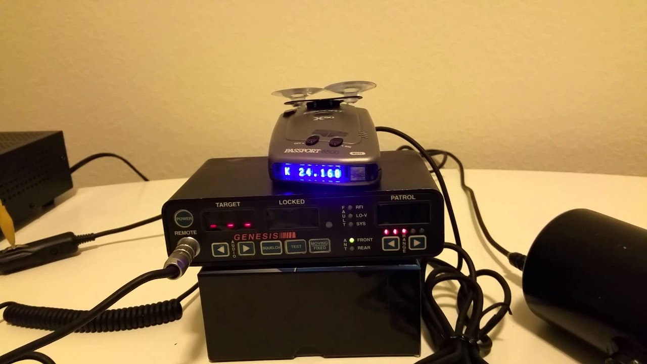 Decatur Genesis I Radar Unit Stationary Mode Radar Verifier Test
