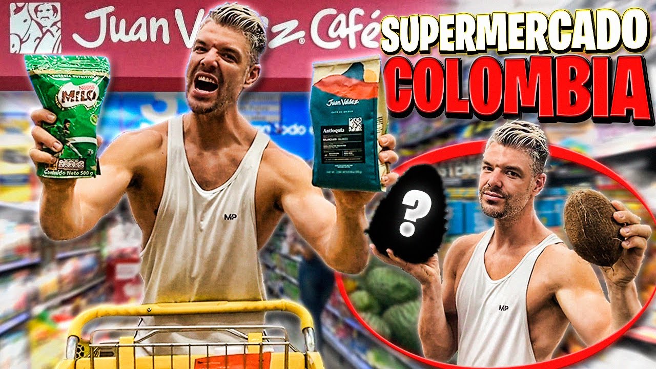 Asi es un SUPERMERCADO en COLOMBIA! *NO ESPERABA ENCONTRAR ESTAS COMIDAS*