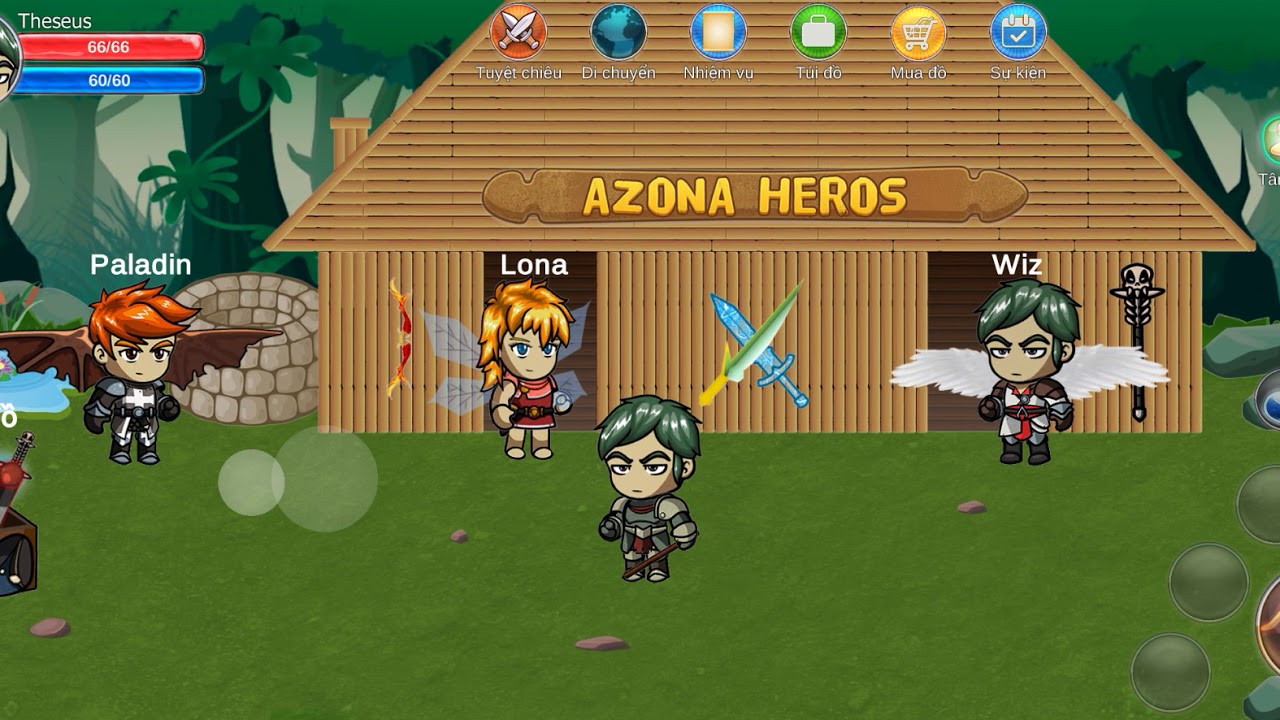 Chiến Binh hướng dẫn cơ bản game Hero Age
