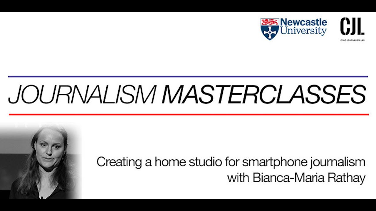 Creating a home studio for smartphone journalism