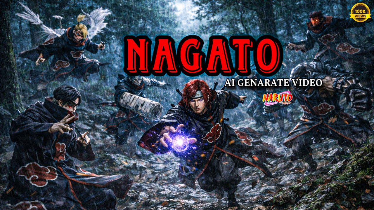 NAGATO EDIT | AI VIDEO PART - 01 | NARUTO ANIME | @Moonchild_07