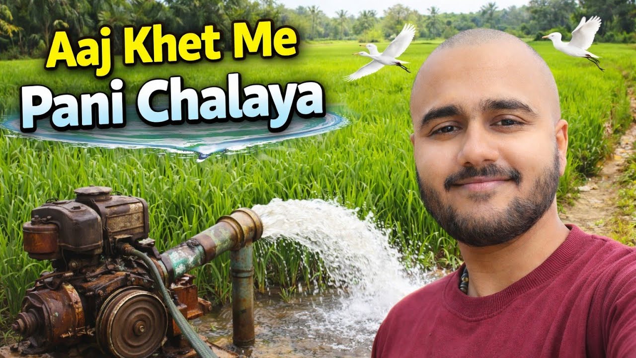 Aaj Khet Me Pani Chalaya | Farming Vlog | Village Life | Maharajganj Wala Shivam