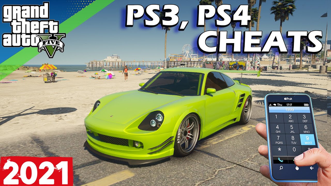 GTA 5 - CHEATS CODES for PS3 & PS4