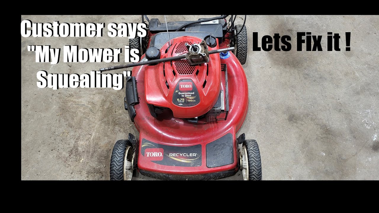 Ремонт неисправной трансмиссии Toro Recycler Personal Pace Mower