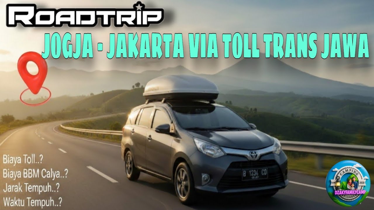 Road Trip Jogja - Jakarta Via Toll Trans Jawa 🚗 Calya G 2017 MT