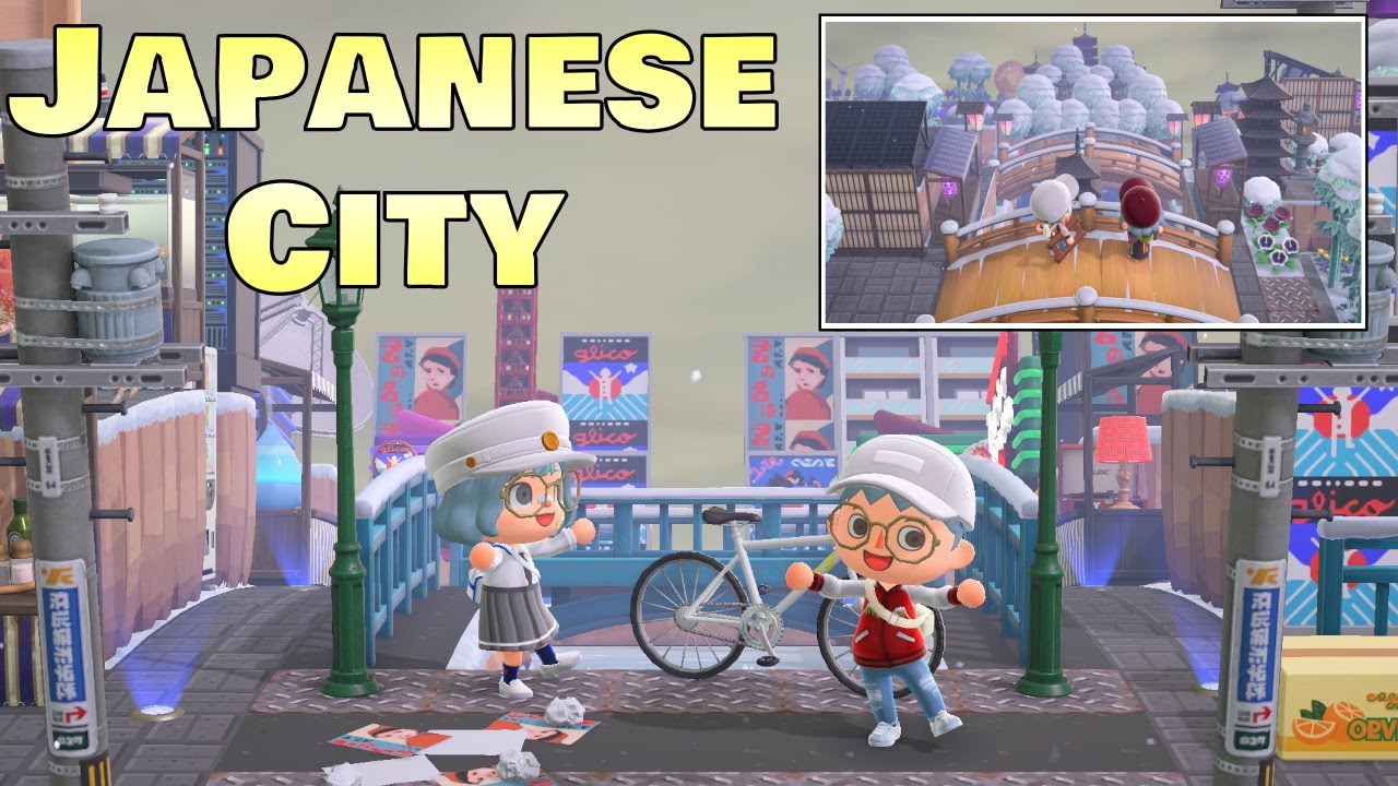 Osaka Dotonbori Recreated On This Japanese Urban Island! ☆ Animal Crossing New Horizons 5-Star Tour