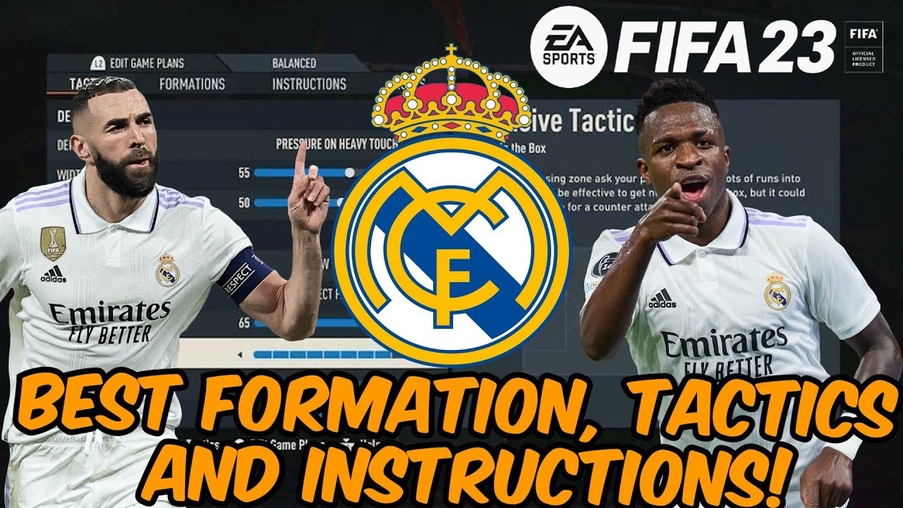 *UPDATE 4.0* FIFA 23 - BEST REAL MADRID Formation, Tactics and Instructions