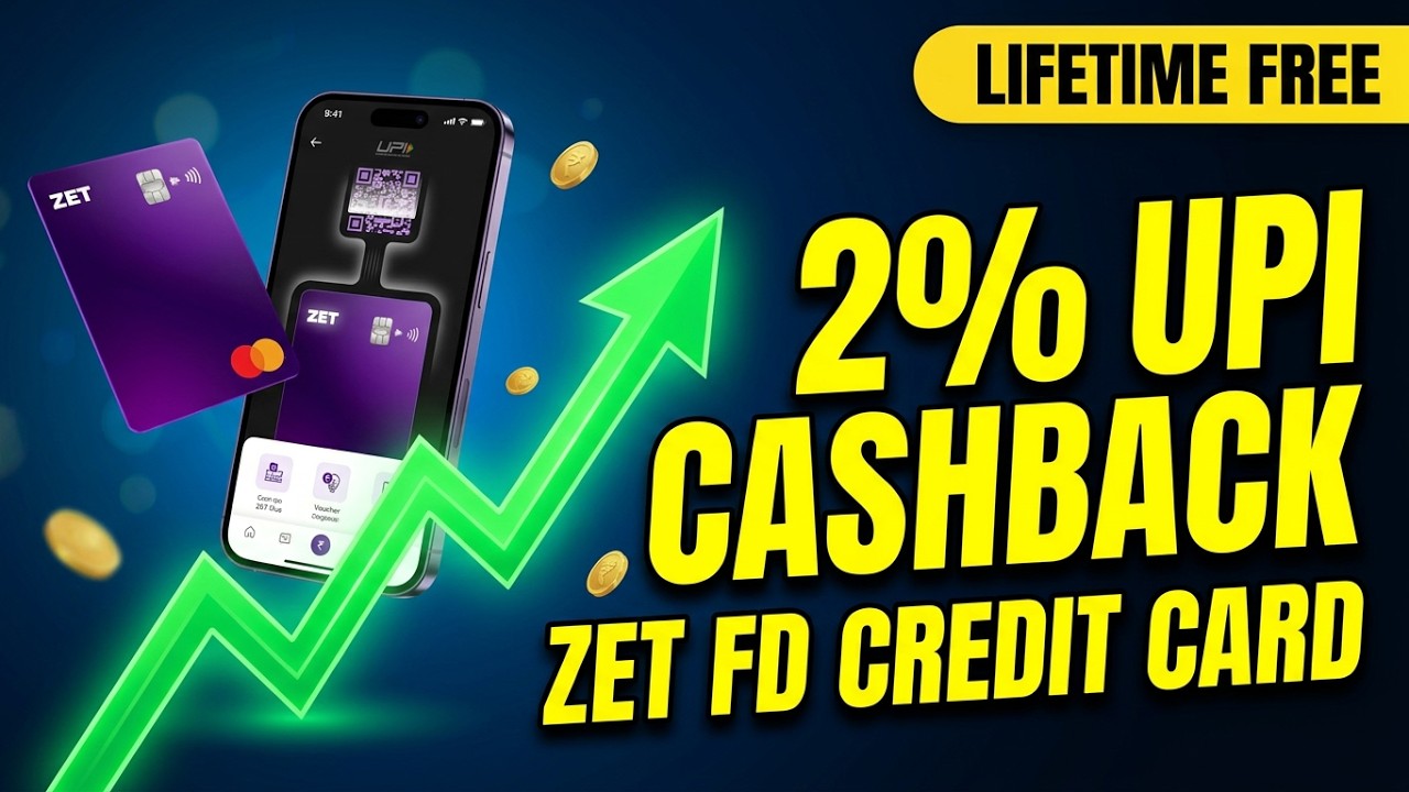 ZET FD Credit Card Apply Process 2026 ⚡ Lifetime Free + 2% UPI Cashback