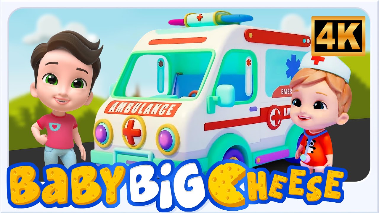 Wheels On The Ambulance - Emergency Vehicles & More Nursery Rhymes for Kids