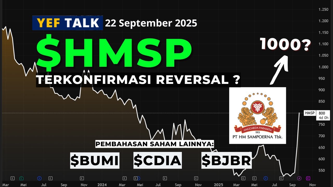 Analisa & Prediksi  saham $HMSP YEFTalk edisi 22 September 2025