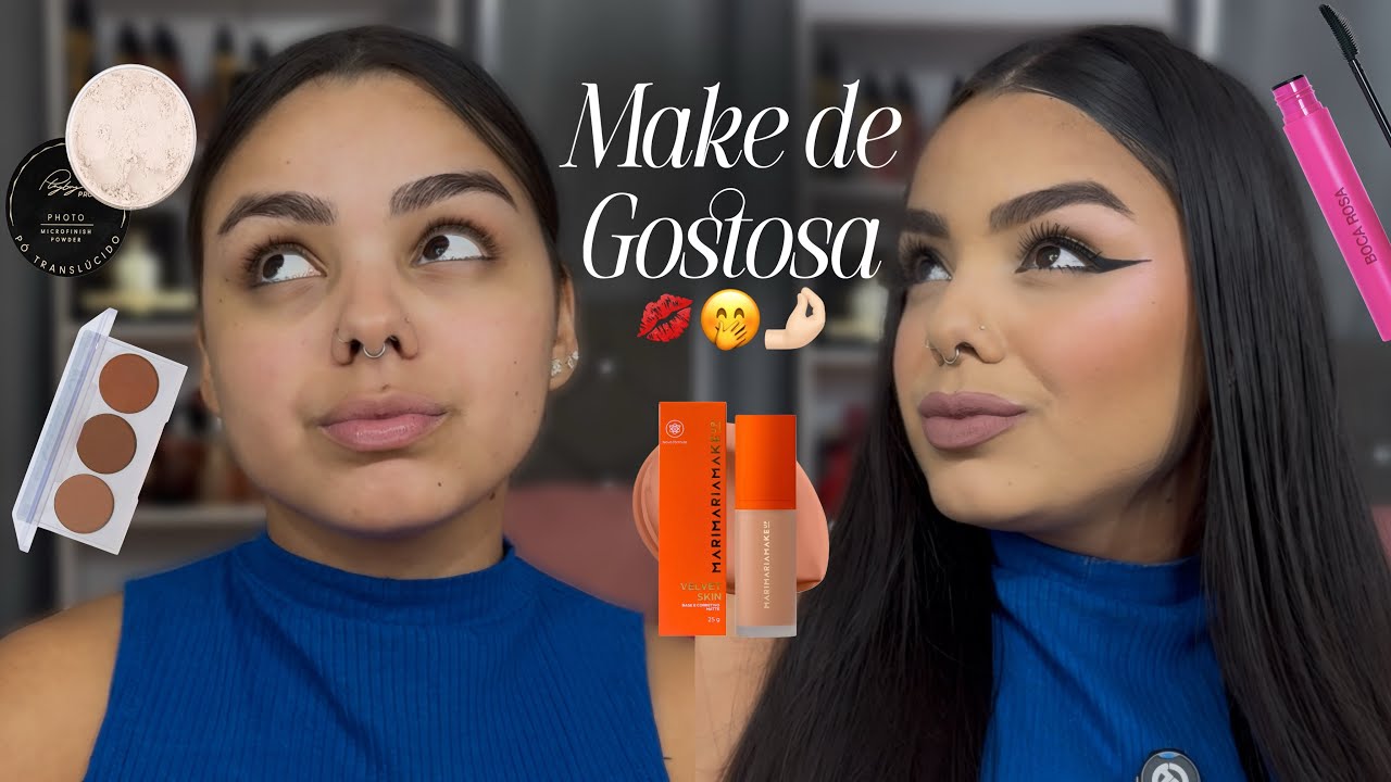 TUTORIAL DE MAQUIAGEM COMPLETO | Make de gostosaaa!💋🤭🤌🏻 #tutorialdemaquiagem #explorar 