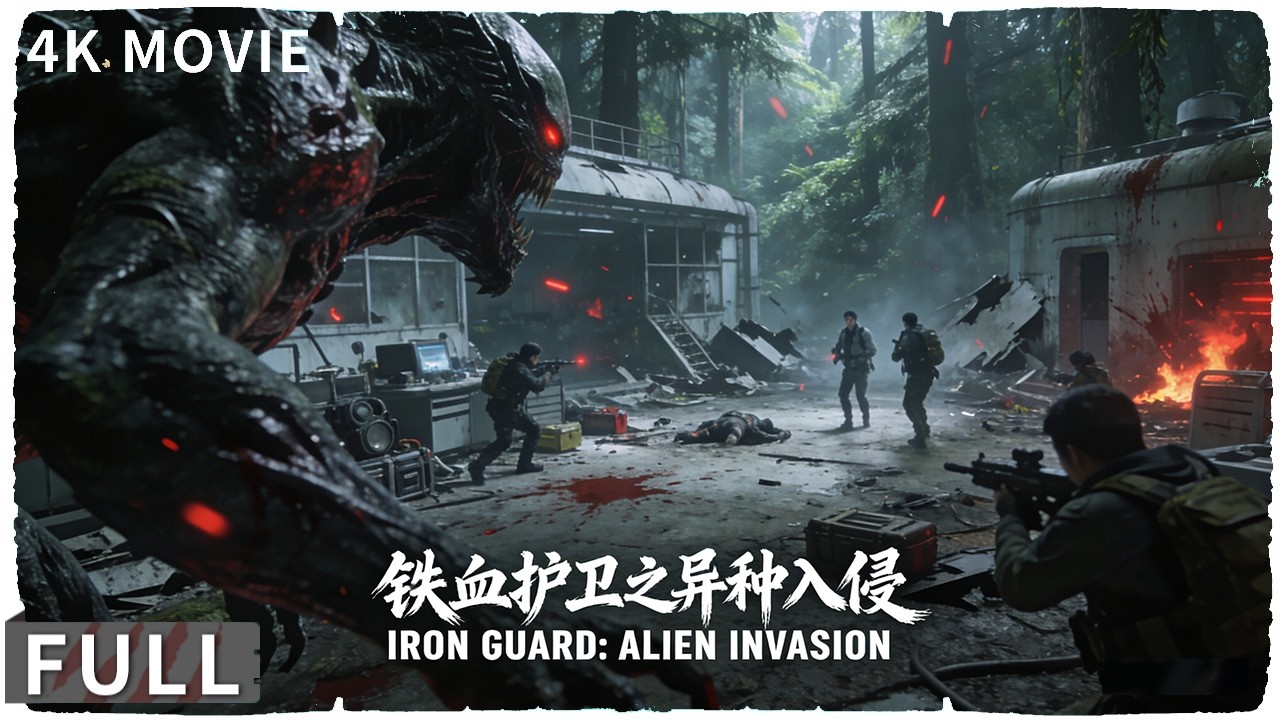 4K Full 基因改造生物变异，营救小队用生命寻找血清 动作 / 奇幻 《铁血护卫之异种入侵/Iron Blood Guard》陈育臣 / 桥曜娜