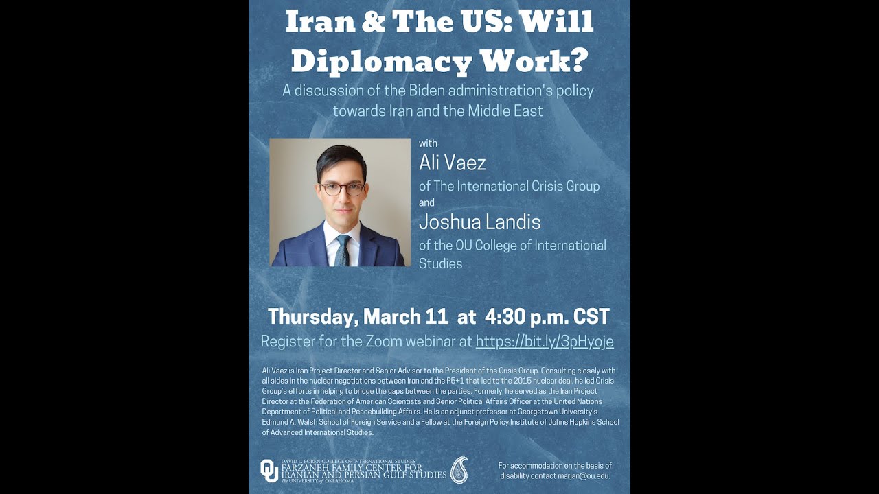 Iran & the US: Will Diplomacy Work? With Ali Vaez of the International Crisis Group