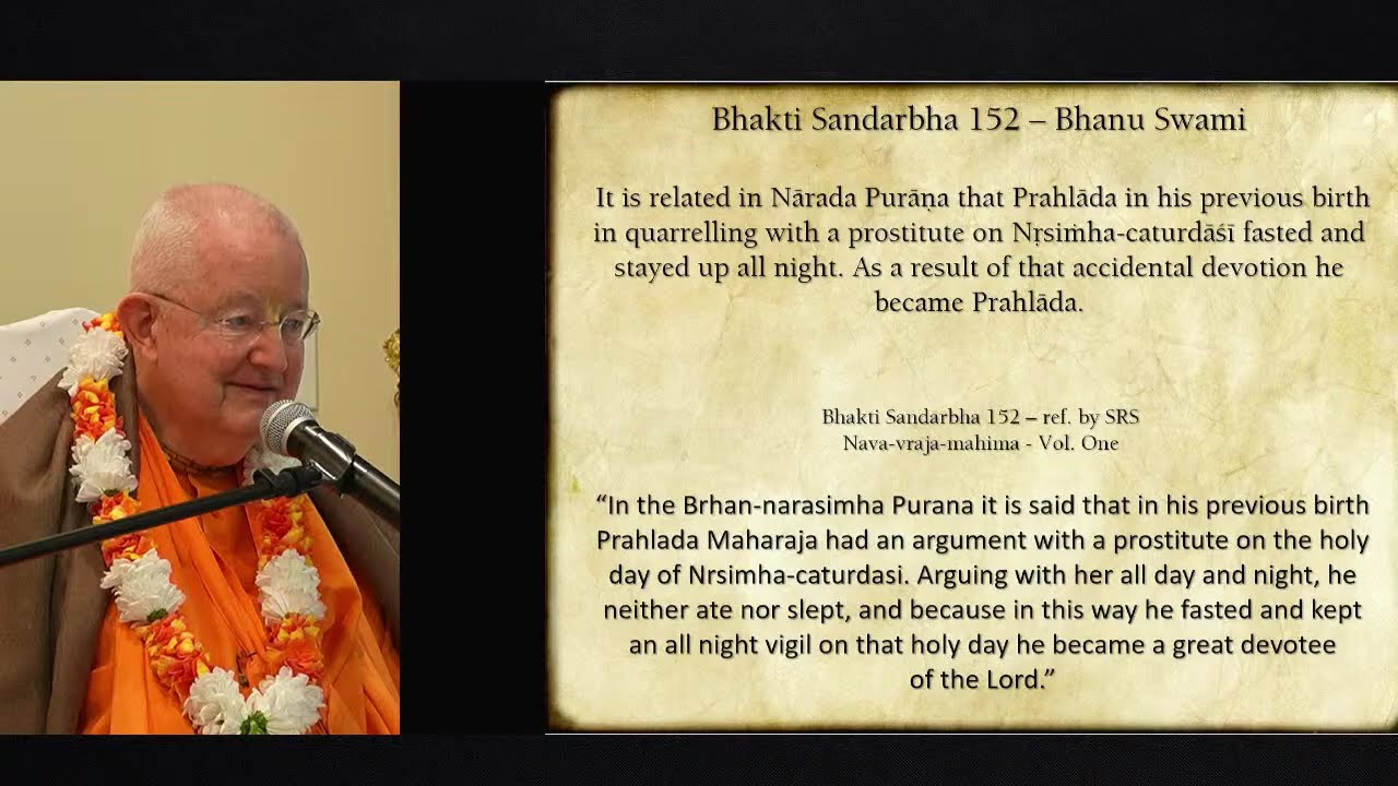 Jan 17th 2026 - Prahlāda Pacifies Lord Nṛsiṁhadeva with Prayers, Session 3, Coral Springs, FL