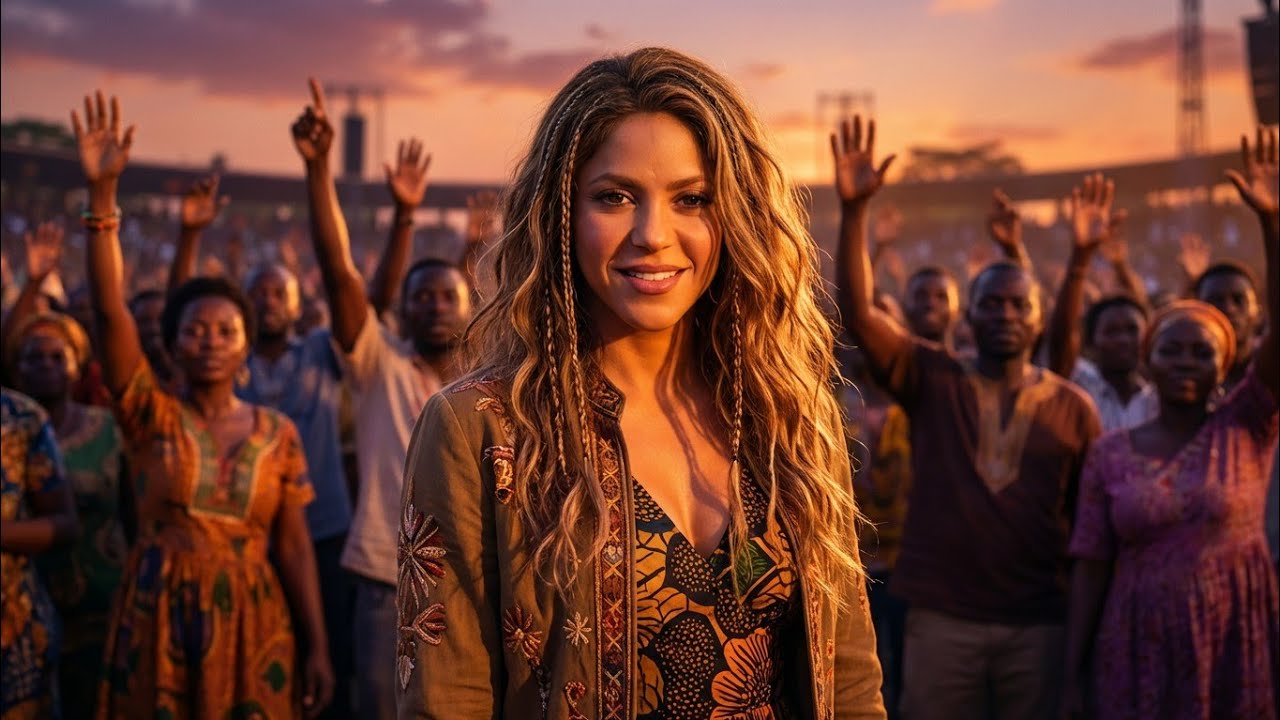 Shakira  - Drums, Breath, and Bare Feet🌙🪘(New Music)Afro-Soul version 