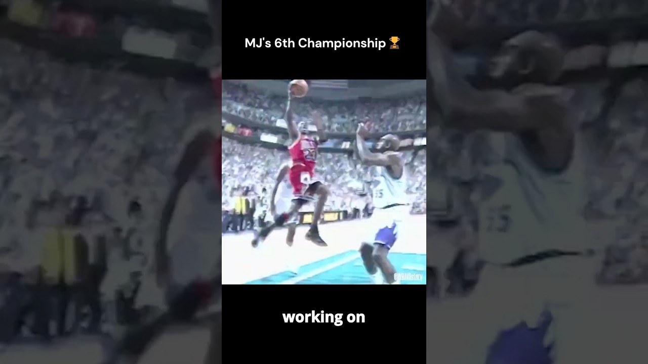 Michael Jordan&rsquo;s ICONIC Sequence to Win Title #6 🐐🏆