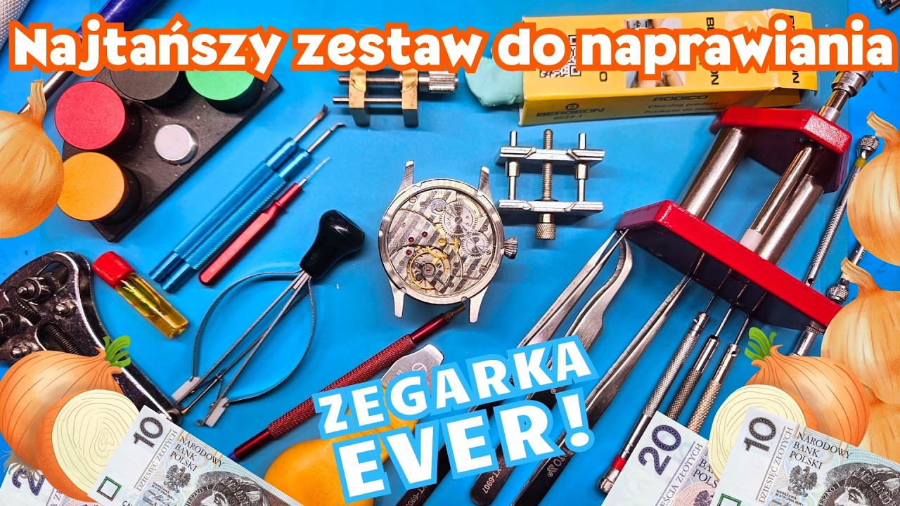 Zabawa w ZEGARMISTRZA. Co kupić? Jakie narzędzia są niezbędne? Tanie czy drogie? Naprawa Zegarka