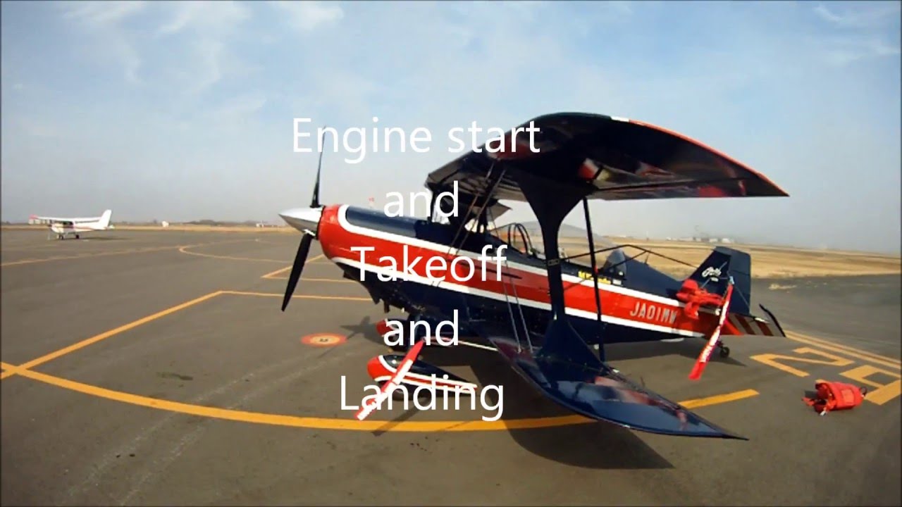 Pitts special     Takeoff    and   landing