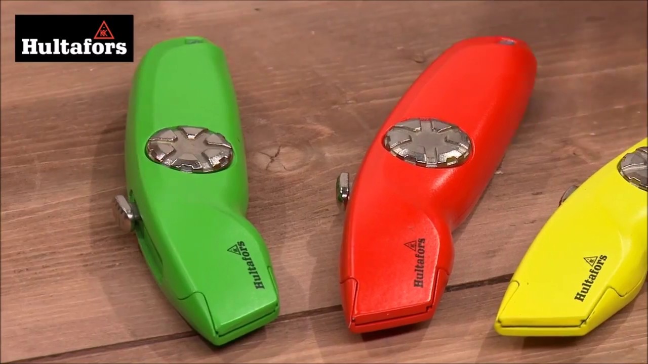 Hultafors Hi Vis Retractable Knife Heavy Duty Stanley Type Knife XMS25HVKNIFE