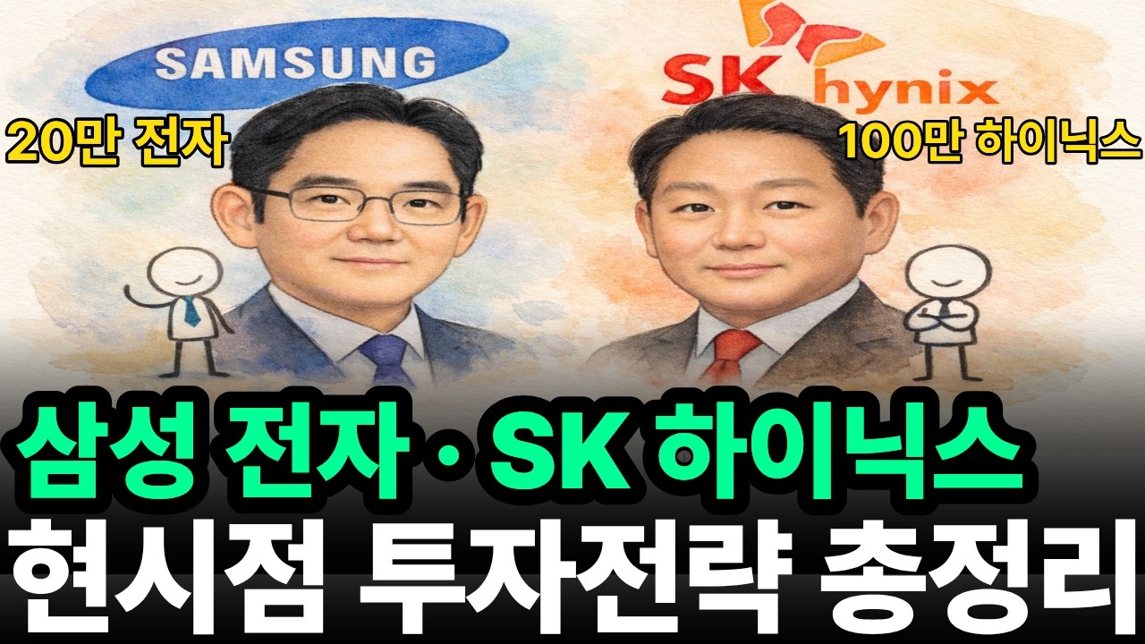 삼성전자 VS SK하이닉스 지금 사도 될까? 2028년까지 살아남는 매매법은 이것입니다