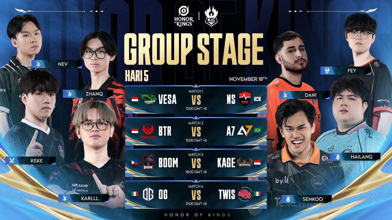 [ID] KIC2025 | Group Stage Hari 5