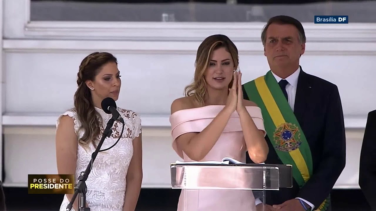 Olhar Especial - Discurso Primeira-Dama Michelle em Posse de Jair Bolsonaro
