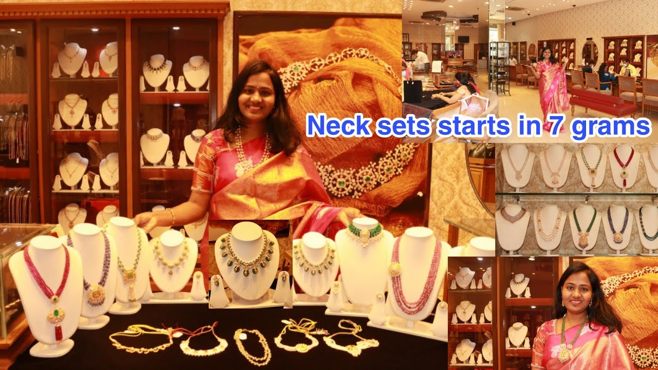 Customised Light weight gold Jewelery|Heavy neck sets&Earings under10grams|Beads,gold jewells|Bsmart