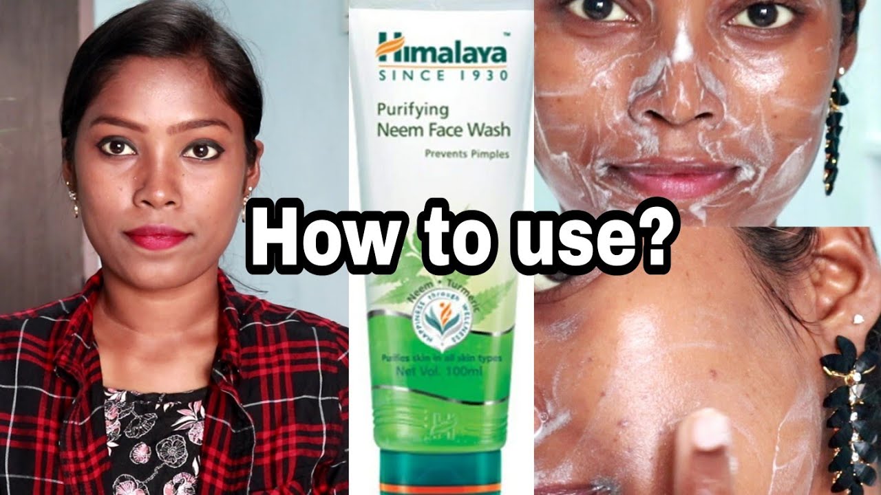 How to use Himalaya neem face wash in tamil Himalaya neem facewash for acne skin how to use in tamil