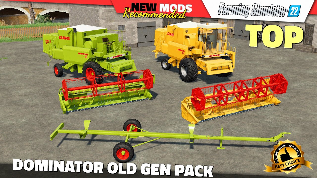 FS22 | [UPDATE] DOMINATOR Old Gen Pack - Farming Simulator 22 New Mods Review 2K
