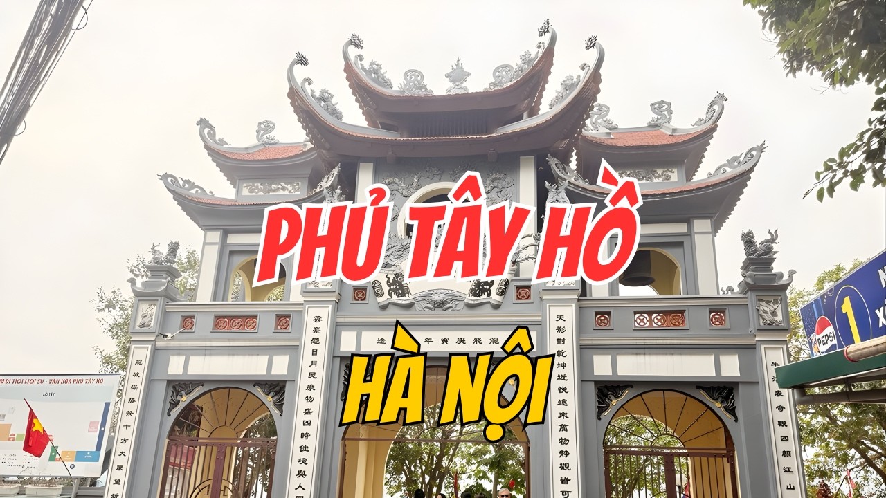 Phủ Tây Hồ, Hà Nội mùng 1 Tết Bính Ngọ 2026 | Trung Đào Vlog
