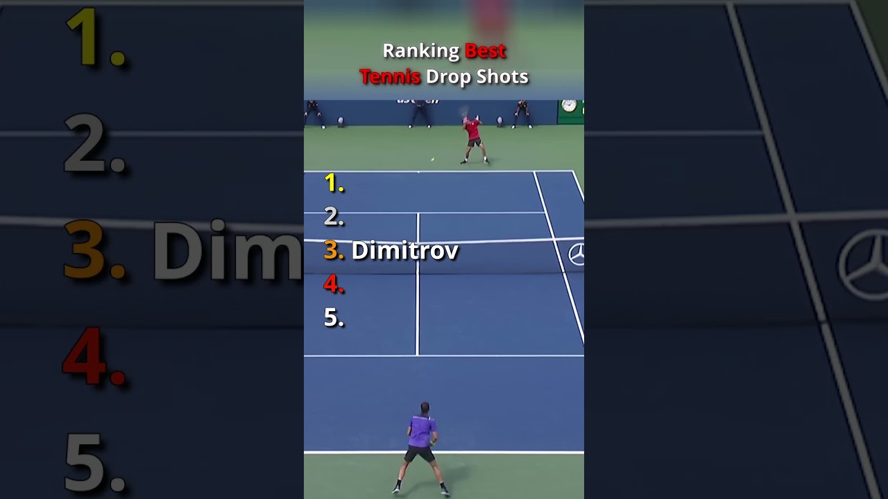 Ranking Best Tennis Drop Shots