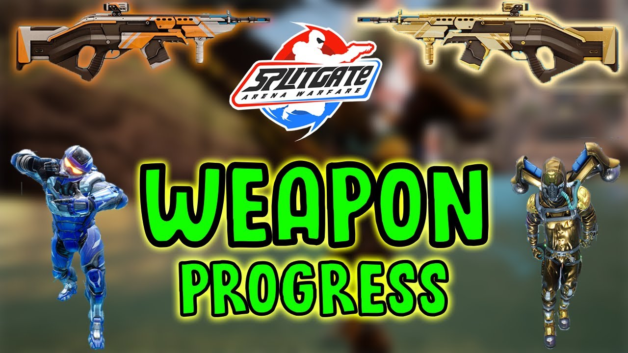 ALL GOLD WEAPON SKINS IN SPLITGATE