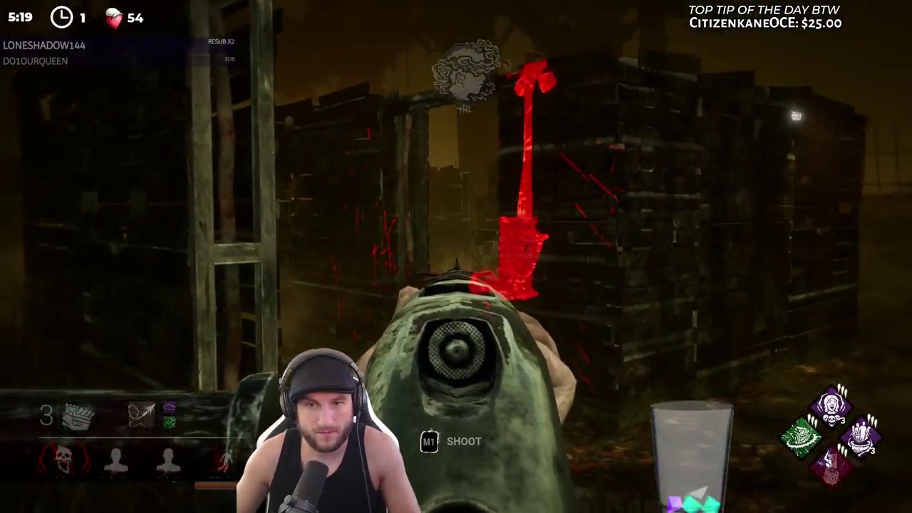 THE BLUEBALLING HUNTRESS! - Dead by Daylight!