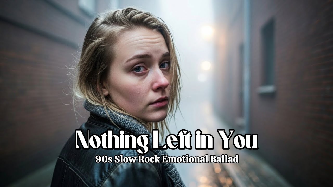 Nothing Left in You – 90s Slow Rock Heartbreak Ballad | Emotional Female Vocals