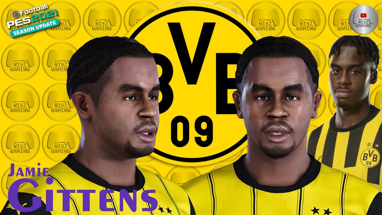 Джейми Байно Гиттенс создал лицо PES 2021 Borussia Dortmund | НИСЗ Гейминг