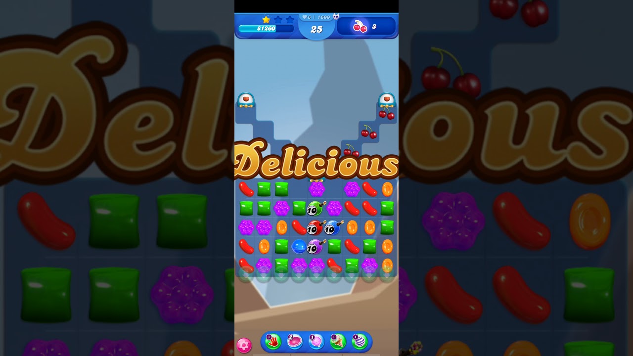 candy crush sega level 1600 complete level awwwssssommmmme move  awwwssssommmmme game lovly 😘😘😘😍😍😍