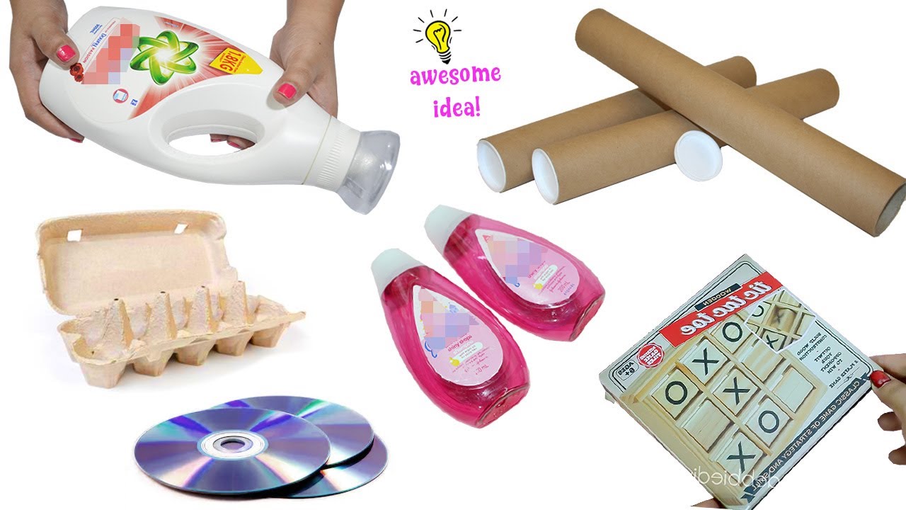 5 AWESOME RECYCLING IDEAS TO MAKE WHEN YOU'RE BORED! Best Reuse Idea!
