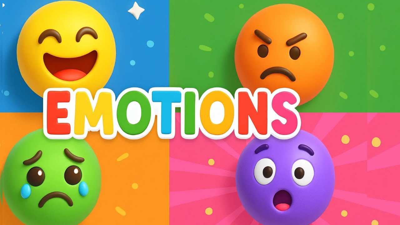Learning Emotions for Kids 😊 Fun Feelings & Emotions Video for Children