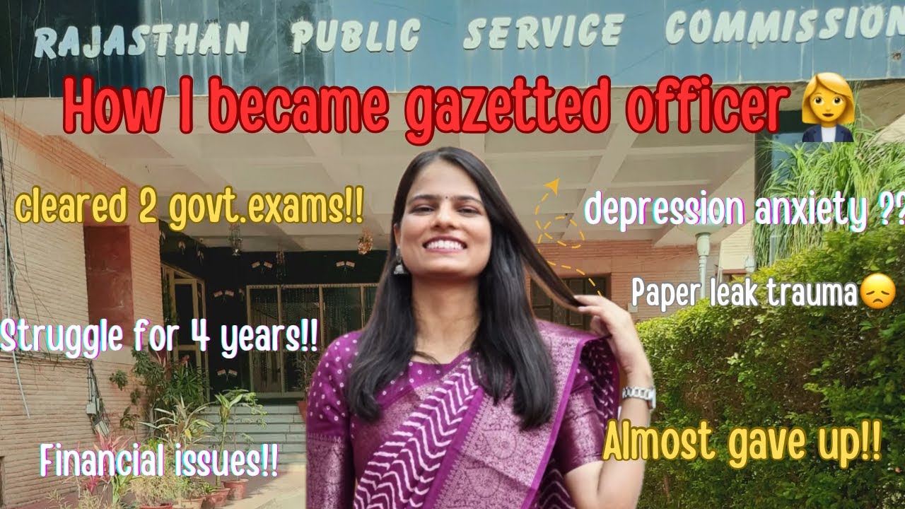 My Journey From student to Gazetted Officer|RPSC AEN GovtJob success Story #rpscaen #hardworkpaysoff
