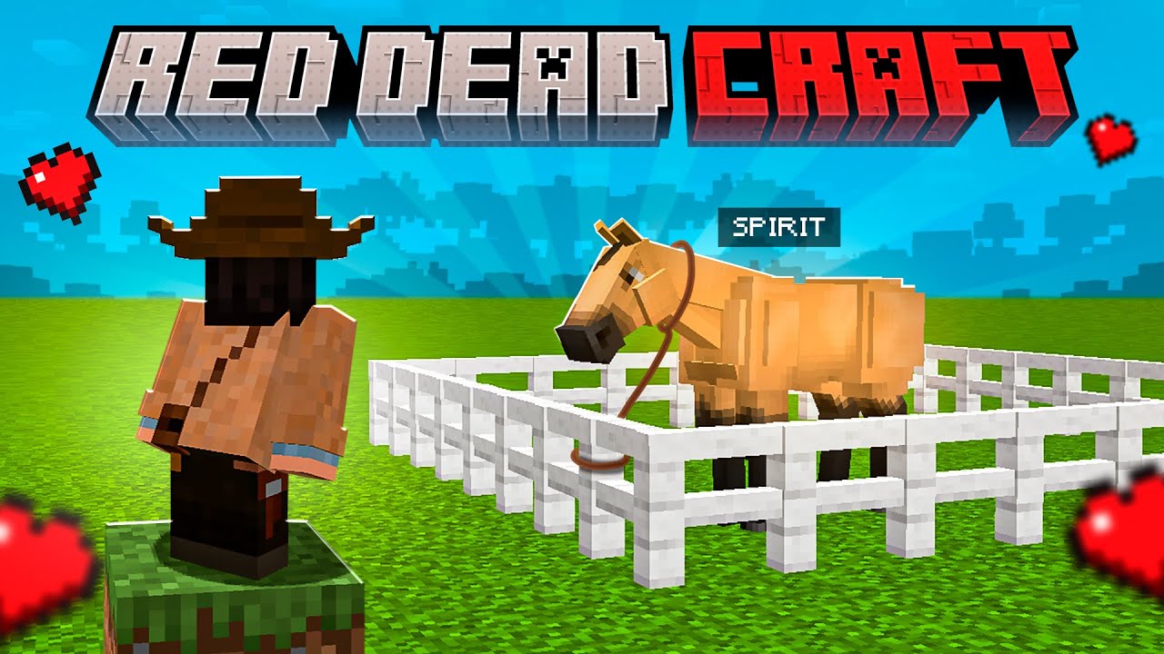 RESGATEI MEU CAVALO NO MINECRAFT SURVIVAL - RED DEAD CRAFT #12