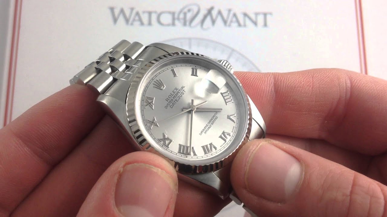 Rolex Oyster Perpetual Datejust 16234 Luxury Watch Review