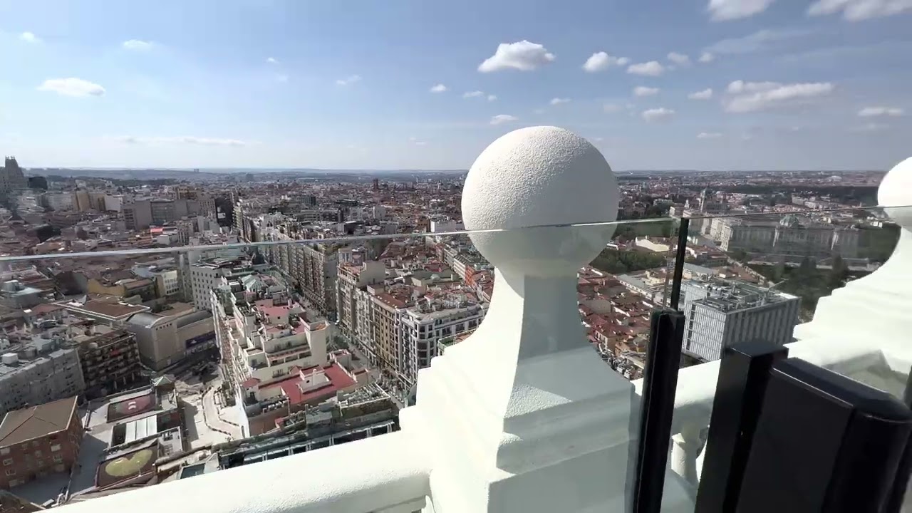 Riu Hotel Plaza Espa&ntilde;a Madrid vistas 360 rooftop