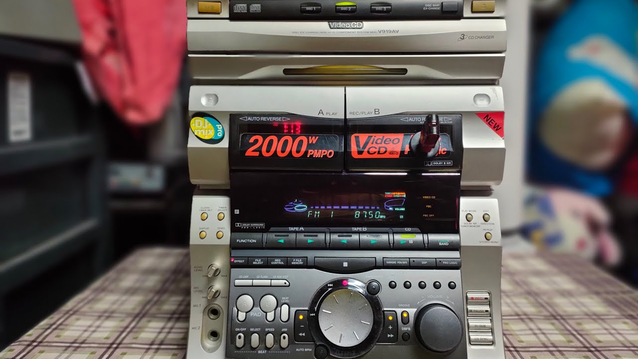 ตัวเครื่อง SONY MHC-V919AV เพิ่มเติมฟังก์ชันบลูทูธและเล่น USB ได้