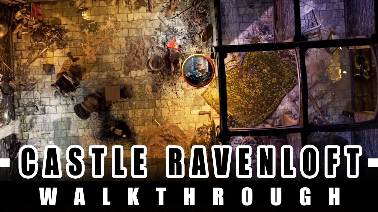 Curse of Strahd: Castle Ravenloft Complete Walkthrough | All Rooms | Spoiler | Beneos Battlemaps