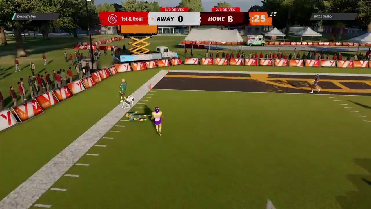 Madden 21 YARD PS4 7FT QB
