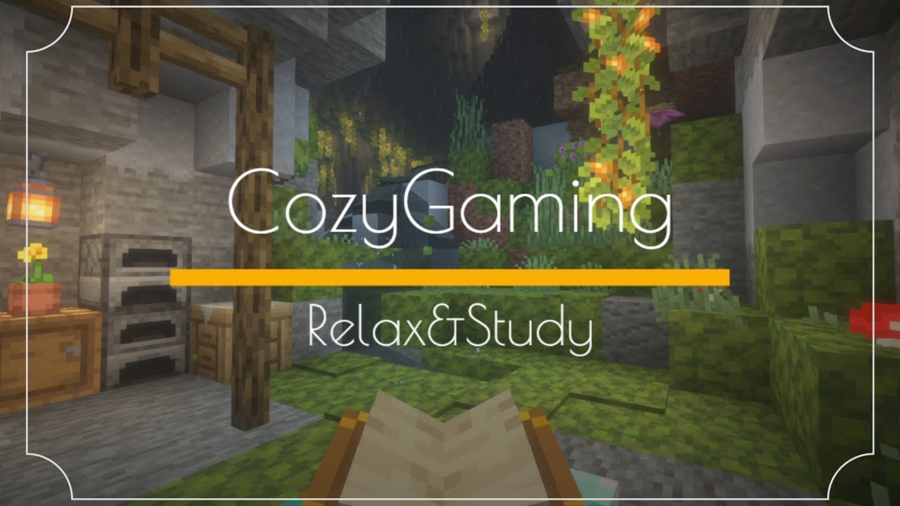 Minecraft Ambience🪵| Reading on a rainy day 📕🌧️