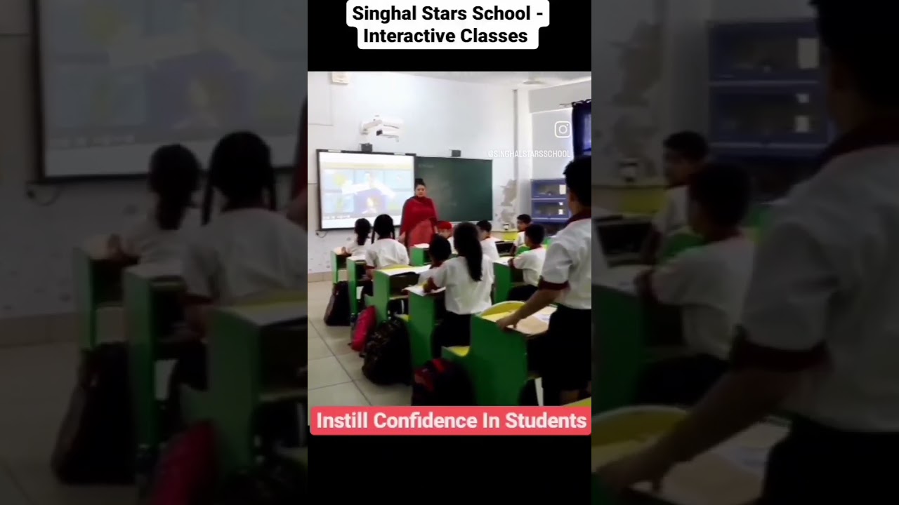Glimpse Of Interactive Classes -  Best CBSE School in Mansa Singhal Stars Sen. Sec. School #shorts
